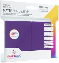 Prime Matte Sleeves 66x91mm Paars (100 stuks)