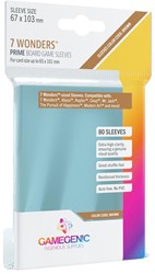 Sleeves Prime 7 Wonders 67x103mm (80 stuks)