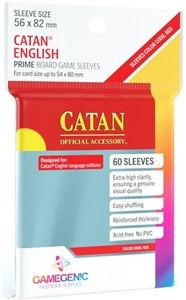 Afbeelding van het spel Sleeves Prime Catan-Sized 56x82mm (50 stuks)