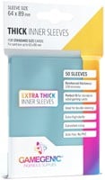 Thick Inner Sleeves 64x89mm Transparant (50 stuks)