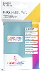 Thick Inner Sleeves 64x89mm Transparant (50 stuks)