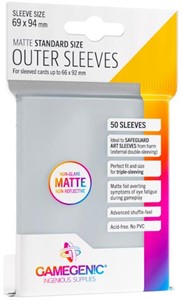 Afbeelding van het spelletje Outer Sleeves - Matte Standard (50 stuks)