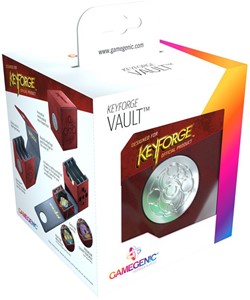 Afbeelding van het spel Deckbox Keyforge Vault Rood