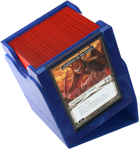 Deckbox Squire Plus 100+ XL Blue-2