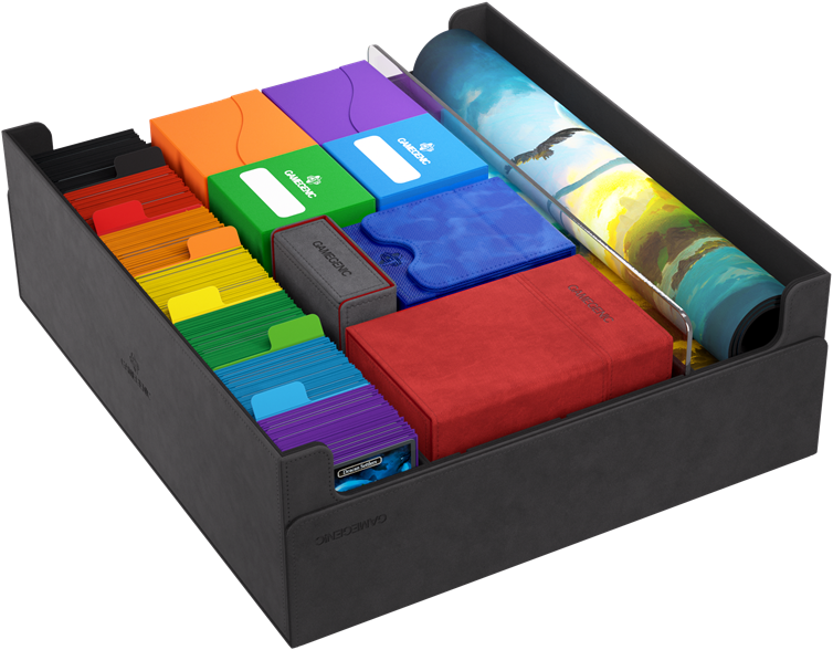 Gamegenic Collectors' Lair 2000+ | Rangement Multifonction Pour 2400 Cartes En Pochette Simple