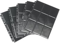 Sideloading 18-Pocket Pages Zwart (50 stuks)