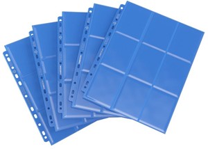 Afbeelding van het spelletje Sideloading 18-Pocket Pages Pack Blauw (10 stuks)