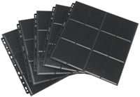 Sideloading 24-Pocket Pages Pack Zwart (10 stuks)