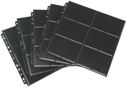 Sideloading 24-Pocket Pages Pack Zwart (10 stuks)