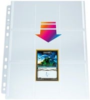 Toploading Ultrasonic 9-Pocket Pages (50 stuks)