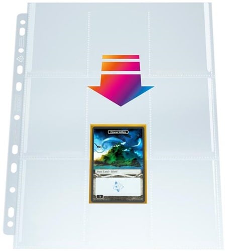 Toploading Ultrasonic 9-Pocket Pages (50 stuks)