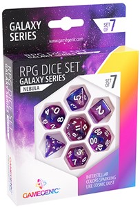 Afbeelding van het spelletje RPG Dice Set - Galaxy Series Nebula (7 stuks)