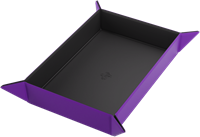 Dice Tray Magnetic Rectangular - Zwart / Paars-2