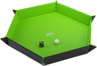 Dice Tray Magnetic Hexagonal - Zwart / Groen