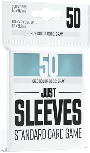 Just Sleeves - Standard Card Game Clear (50 stuks)