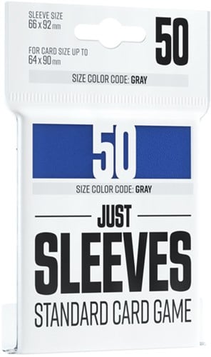 Just Sleeves - Standard Card Game Blauw (50 stuks)