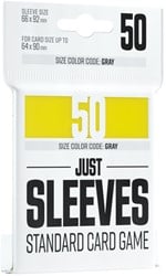 Just Sleeves - Standard Card Game Geel (50 stuks)