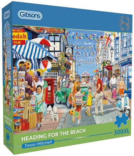 Heading for the Beach Puzzel (500 XL stukjes)