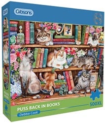 Puss Back in Books Puzzel (500 XL stukjes)