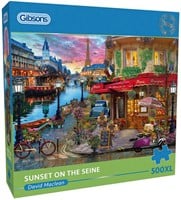 Sunset on the Seine Puzzel (500 XL stukjes)