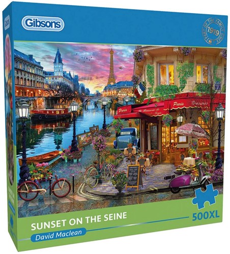 Sunset on the Seine Puzzel (500 XL stukjes)