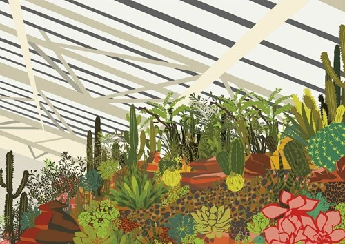 Brutalist Conservatory Puzzel (500 stukjes)-2