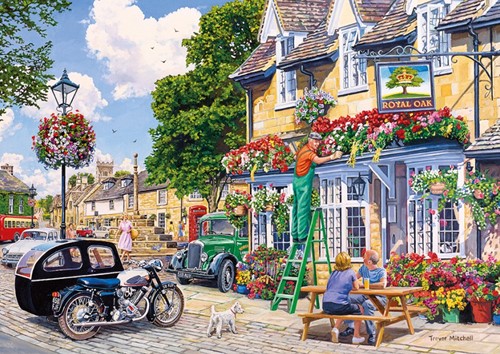 The Gardener's Round Puzzel (4 x 500 stukjes)-3