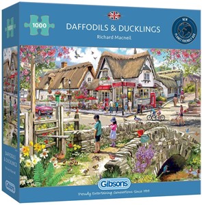 Afbeelding van het spelletje Daffodils & Ducklings Puzzel (1000 stukjes)