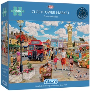 Afbeelding van het spelletje Clocktower Market (1000 stukjes)