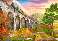 Crossing Glenfinnan Viaduct Puzzel (1000 stukjes)-2