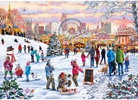 Hyde Park Winter Wonderland Puzzel (1000 stukjes)-2