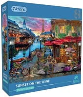 Sunset on the Seine Puzzel (1000 stukjes)