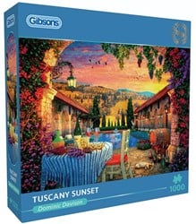 Tuscany Sunset Puzzel (1000 stukjes)