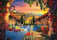 Tuscany Sunset Puzzel (1000 stukjes)-2