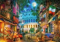 The Colosseum by Moonlight Puzzel (1000 stukjes)-2