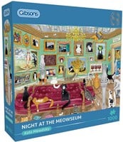 Night at the Meowseum Puzzel (1000 stukjes)