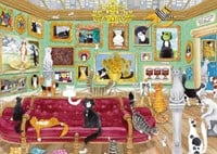 Night at the Meowseum Puzzel (1000 stukjes)-2