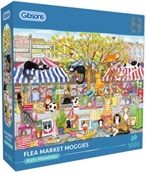 Flea Market Moggies Puzzel (1000 stukjes)