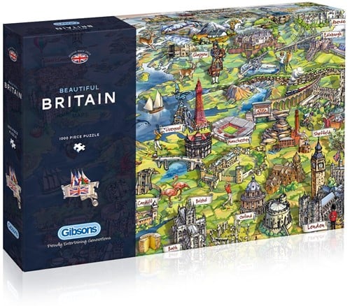 Beautiful Britain Puzzel (1000 stukjes)