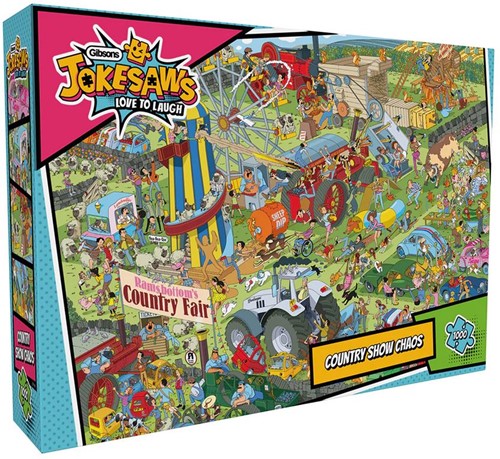 Jokesaws - Country Show Chaos Puzzel (1000 stukjes)