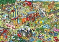 Jokesaws - Country Show Chaos Puzzel (1000 stukjes)-2