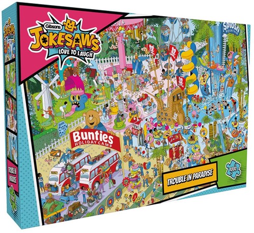 Jokesaws - Trouble in Paradise Puzzel (1000 stukjes)