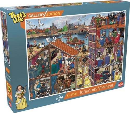 That's Life Gallery Edition - Johannes Vermeer '23 Puzzel (1000 stukjes)