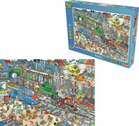 That's Life Big Box - Train Station Puzzel (1000 stukjes)-2
