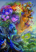 Josephine Wall - The Three Graces Puzzel (500 stukjes)-2