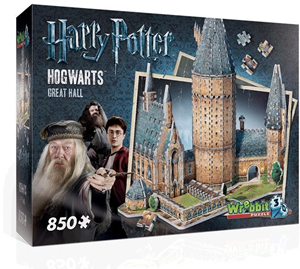 Wrebbit 3D Puzzel - Harry Potter Hogwarts Great Hall (850 stukjes)