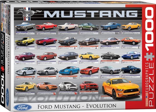 Ford Mustang Evolution Puzzel (1000 stukjes)