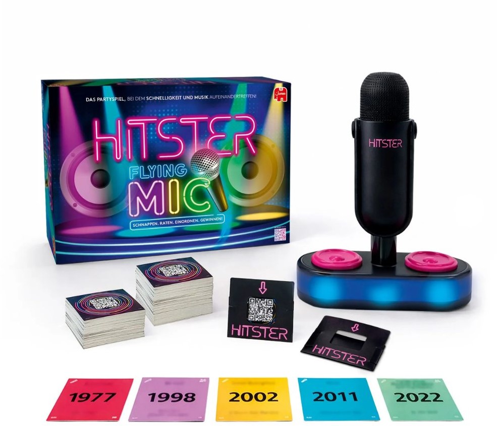 Flying Microphone Hitster - Flying Mic - kopen bij Spellenrijk.nl