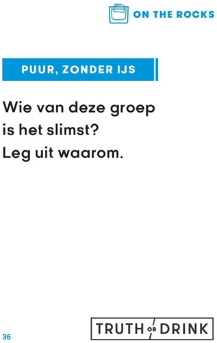 Truth or Drink Partyspel