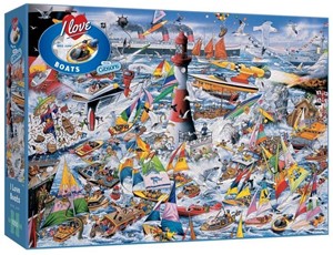 Afbeelding van het spel I Love Boats Puzzel (1000 stukjes)